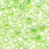 Glass Seed Beads - Lt. Green Pearl Op - 