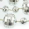 Silver Mardi Gras Beads - Mardi Gras Throw Beads - Party Beads - Mardi Gras Necklace - Specialty Mardi Gras Beads - Parade Beads