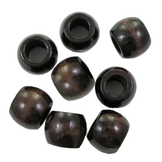 Wood Beads - Large Hole Beads - Macrame Beads