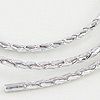Bolo Tie Cord - Braided Bolo Cords - Metallic Silver - Bolo Tie Cord - Leather Cord - Braided Leather Cord - Bolo Tie Supplies