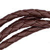 Bolo Tie Cord - Braided Bolo Cords - Solid Brown - Bolo Tie Cord - Leather Cord - Braided Leather Cord - Bolo Tie Supplies