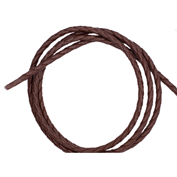 Bolo Tie Cord - Leather Cord - Braided Leather Cord - Bolo Tie Supplies