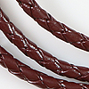Leather Bolo Cord - Round Braided Leather Cord - Burgundy - Bolo Leather - Leather Bolo Tie Cord - Leather Bolo Cord