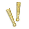 Ribbed Bolo Tie Tips - Bolo Tie Supplies - Bolo Tips - Bolo Tie End Caps - Bolo Tie Supplies - Bolo Making Supplies