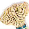 Darice Metallic Cord - White/gold - Craft Cord - Jewelry Cord