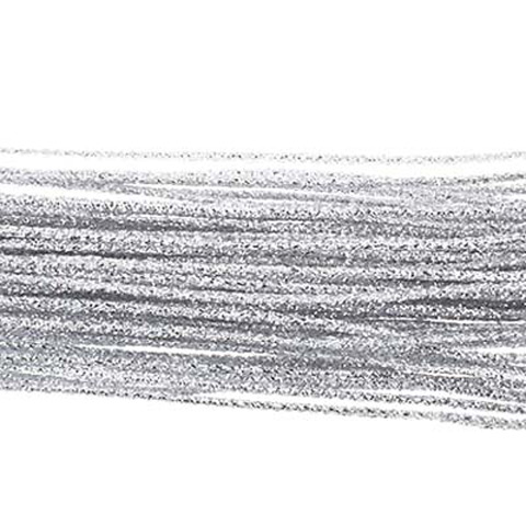 Plastic Canvas Cord - Silver Metallic Cording