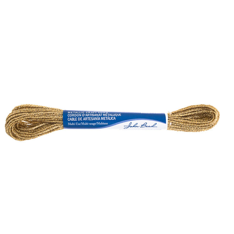 Plastic Canvas Cord - Gold Metallic Cording