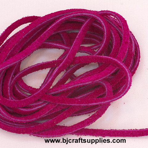 Necklace Cord - Suede String - Flat Leather String