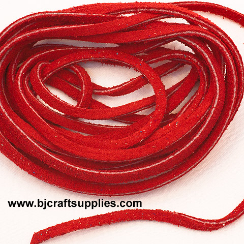 Necklace Cord - Suede String - Flat Leather String