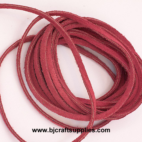 Necklace Cord - Suede String - Flat Leather String