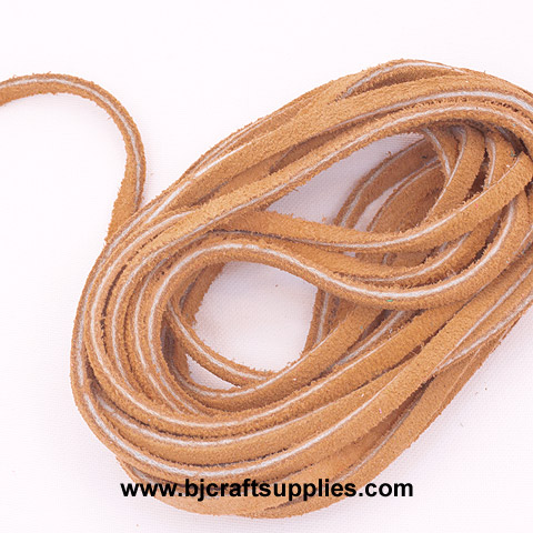 Necklace Cord - Suede String - Flat Leather String