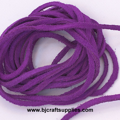 Necklace Cord - Suede String - Flat Leather String