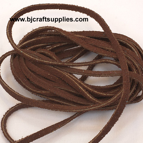 Necklace Cord - Suede String - Flat Leather String