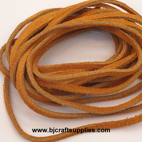 Necklace Cord - Suede String - Flat Leather String