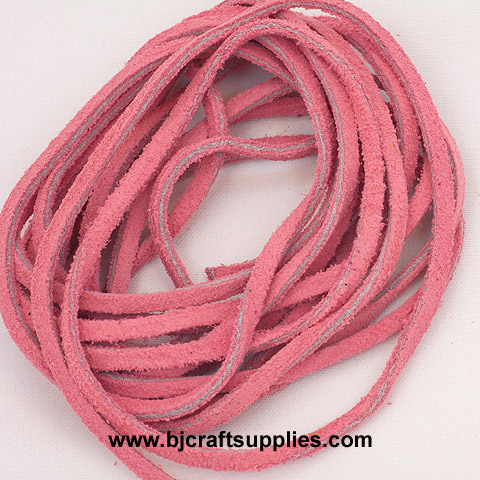 Necklace Cord - Suede String - Flat Leather String
