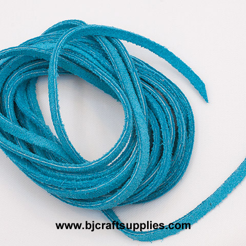 Necklace Cord - Suede String - Flat Leather String