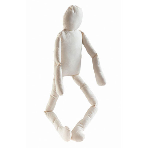 Cloth Doll Body - Blank Doll Body - Bendable Muslin Doll - Blank Rag Doll Body