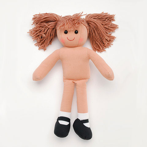 Cloth Doll Body - Plush Girl Doll
