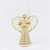 Eco Friendly Christmas Angel Decoration - Abaca Angel - Sinamay Angels - Christmas Angel Decoration - Eco Friendly Christmas Decorations