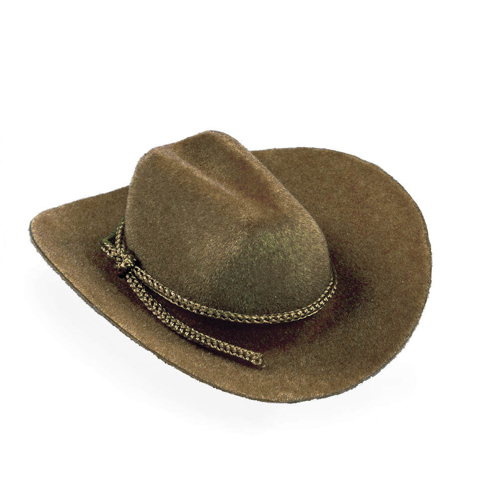 Cowboy Hat - Miniature Cowboy Hat - Mini Brown Cowboy Hat