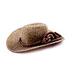 Mini Cowboy Hats - Cowboy Hat - Miniature Cowboy Hat - Mini Brown Cowboy Hat