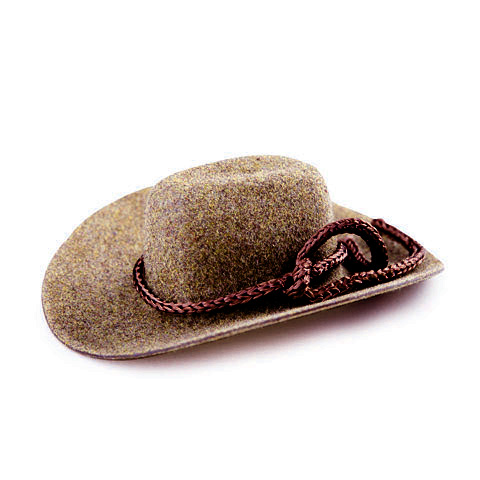 Cowboy Hat - Miniature Cowboy Hat - Mini Brown Cowboy Hat