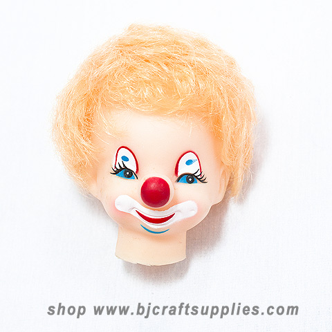 Plastic Clown Doll Head