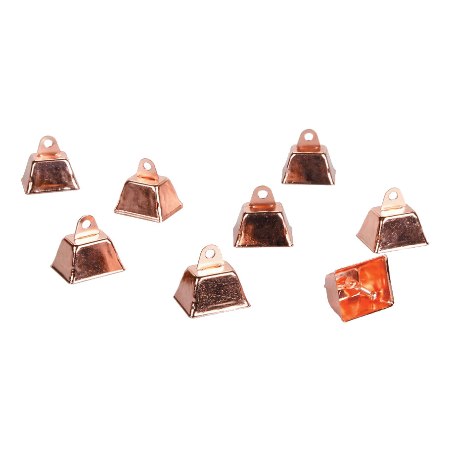 DIY Small Bells, 0.55 Inch 60pcs, Craft Copper Bells Bulk DIY