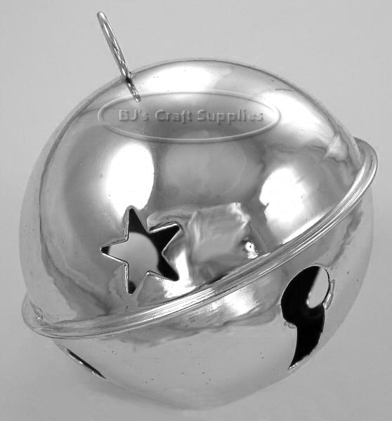 Large Jingle Bells - Silver Jingle Bells - Craft Jingle Bells - Craft Bells