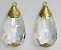 Acrylic Faceted Drops with Filigree and Loop - 