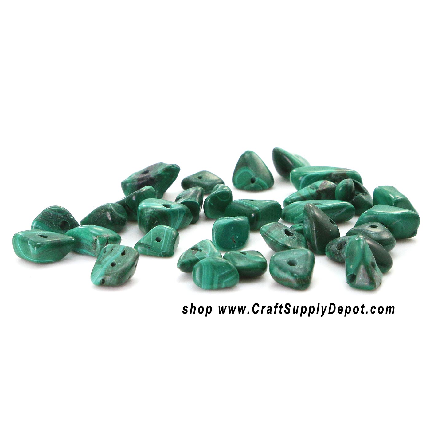 Polished Natural Chip Beads - Polished Stone Chip Beads