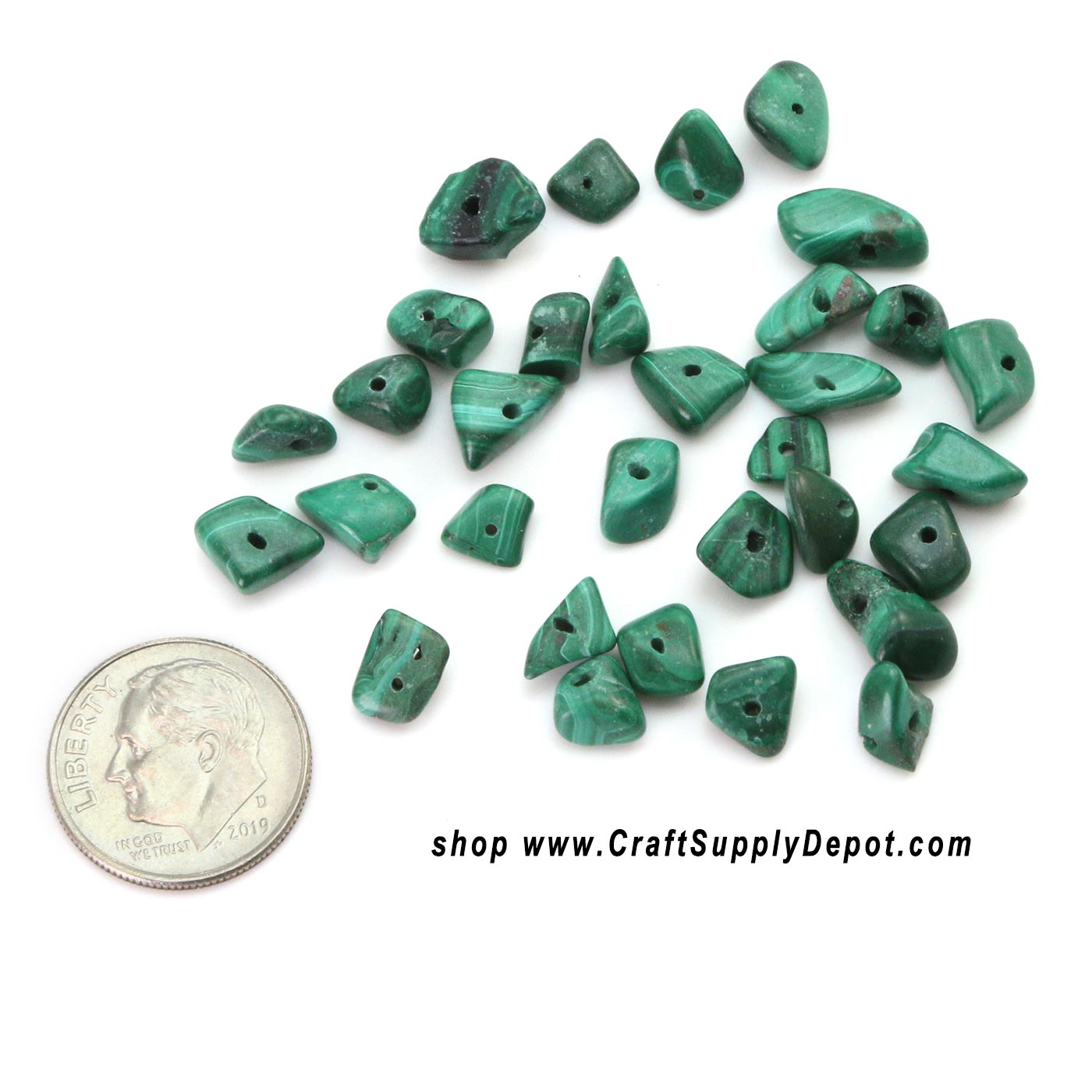 Polished Natural Chip Beads - Polished Stone Chip Beads