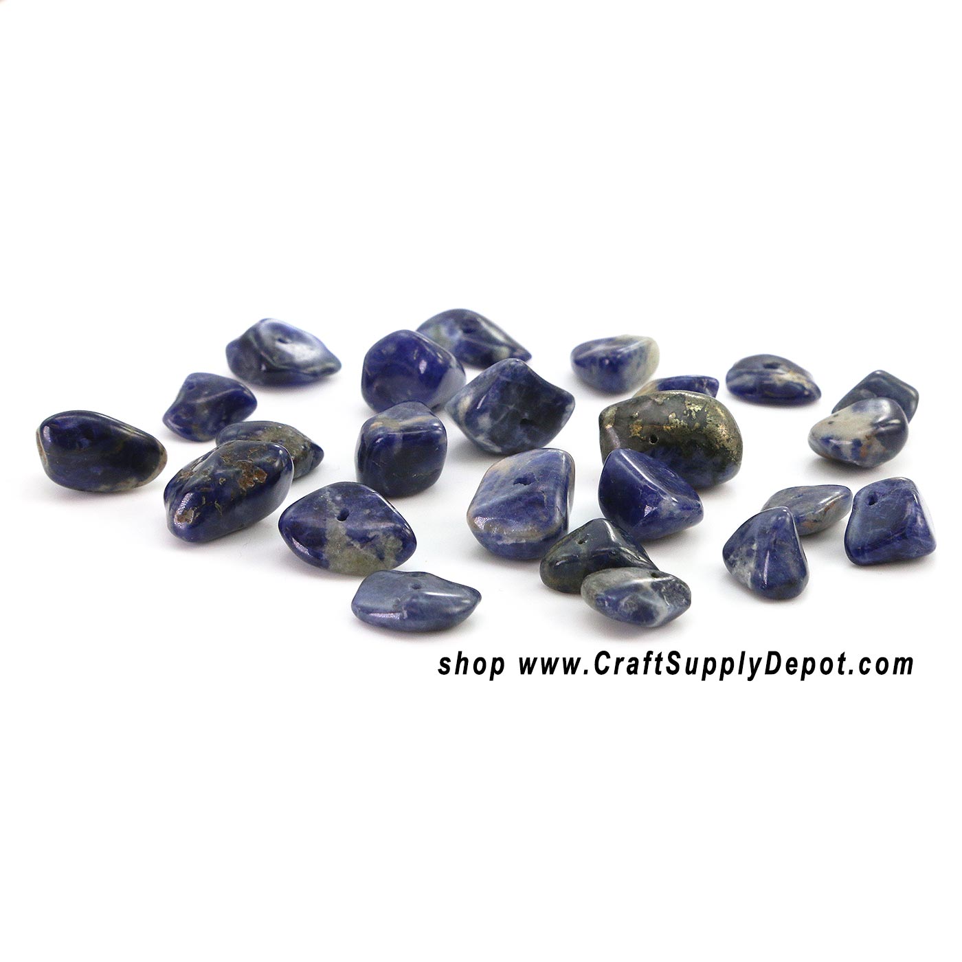 Polished Natural Chip Beads - Polished Stone Chip Beads