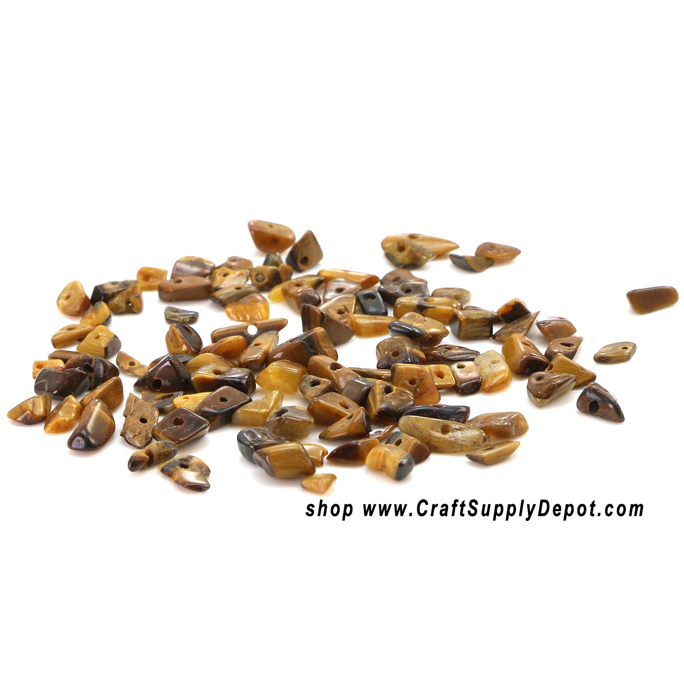 Polished Natural Chip Beads - Polished Stone Chip Beads