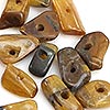 Polished Rock Chip Beads - Natural Polished Chip Stone Beads - Polished Natural Chip Beads - Polished Stone Chip Beads