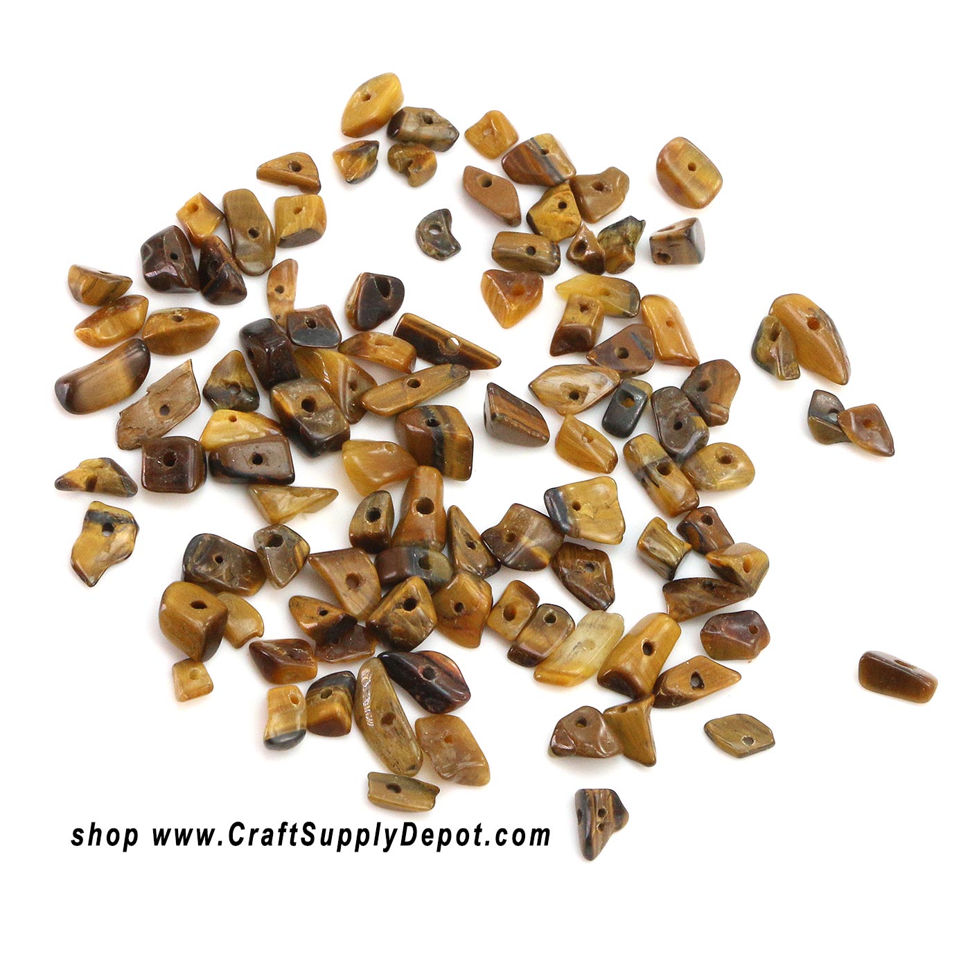 Polished Natural Chip Beads - Polished Stone Chip Beads
