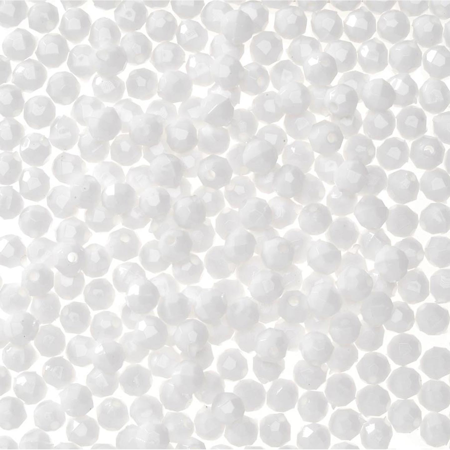 Facet Beads - 6mm Fishing Beads