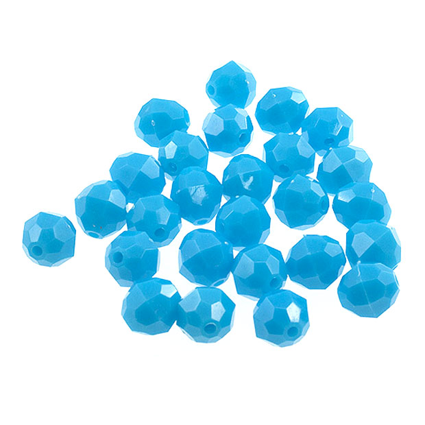 Facet Beads - 6mm Fishing Beads - Faceted Beads Bulk