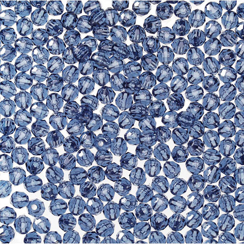 4mm Faceted Beads - Acrylic Faceted Beads
