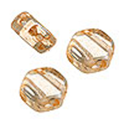 Two Hole Beads - 2 Hole Beads - 2 Hole Slider Beads - Double Hole Beads - Honeycomb Beads