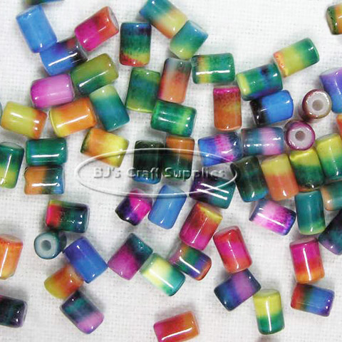 Glass Beads - Tube Beads