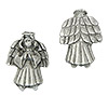 Praying Angel Beads - Metal Beads - Pewter Angel Beads - Religious Beads - Metal Religious Beads