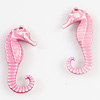 Seahorse Charms - Seahorse Beads - Pink - Fish Beads - Fish Charms - Mini Seahorse -
