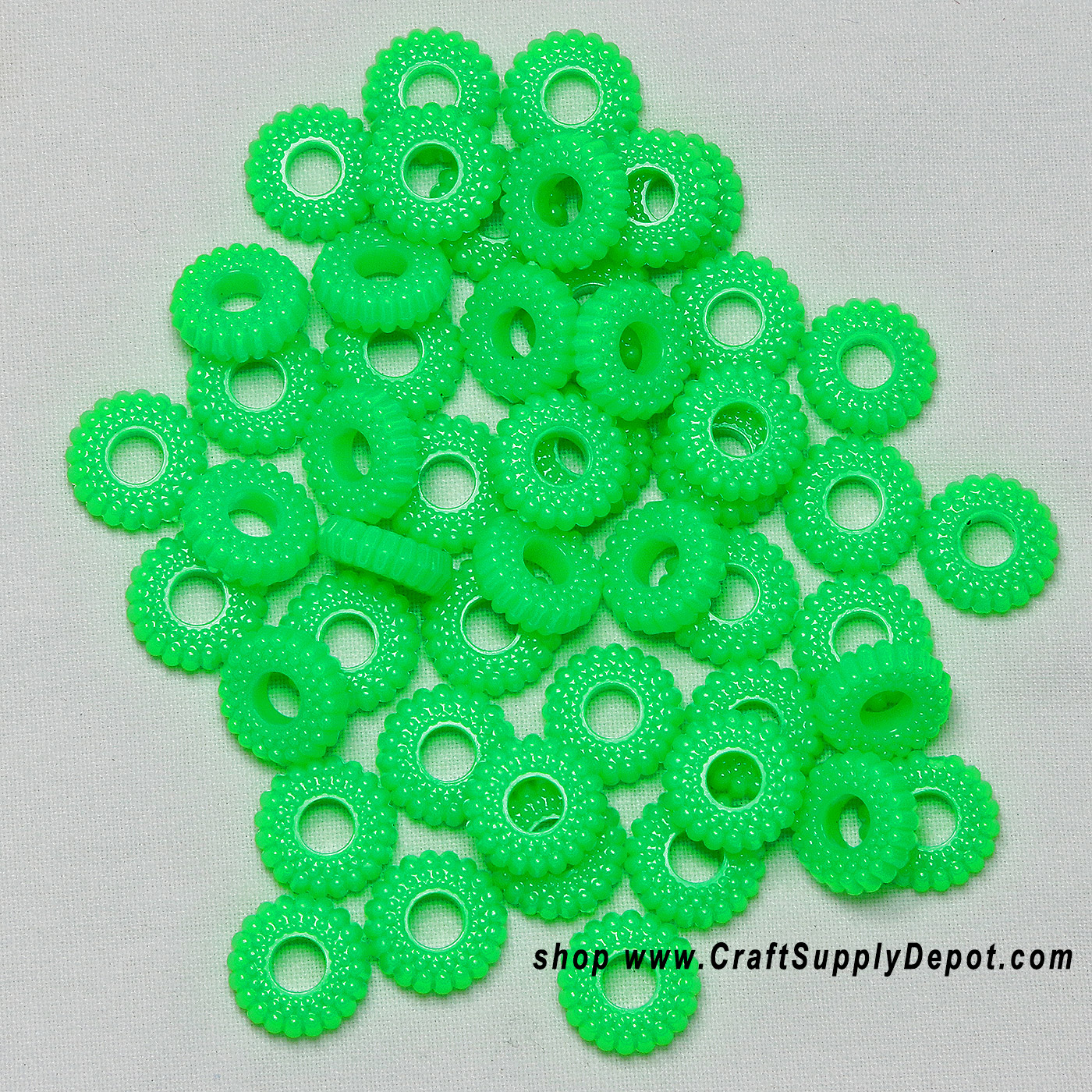 Corrugated Beads - Flat Beads