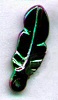 Feather AB Beads - Feather Beads - Feather Charms - Jewelry Charms