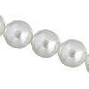 Czech Glass Pearls - White Pearls - Glass Pearls