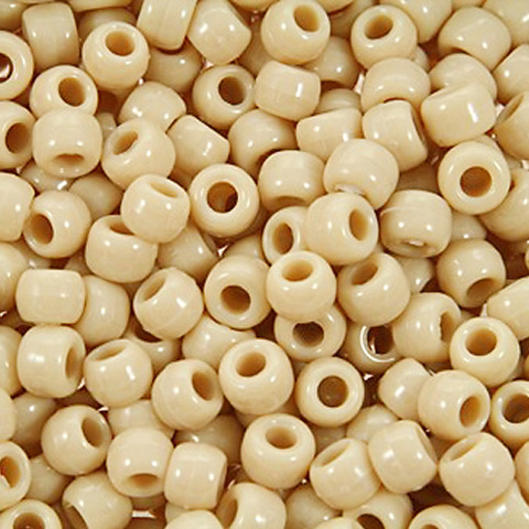 Craft Beads - Hair beads - Plastic Beads - Plastic Pony Beads - Opaque Pony Beads