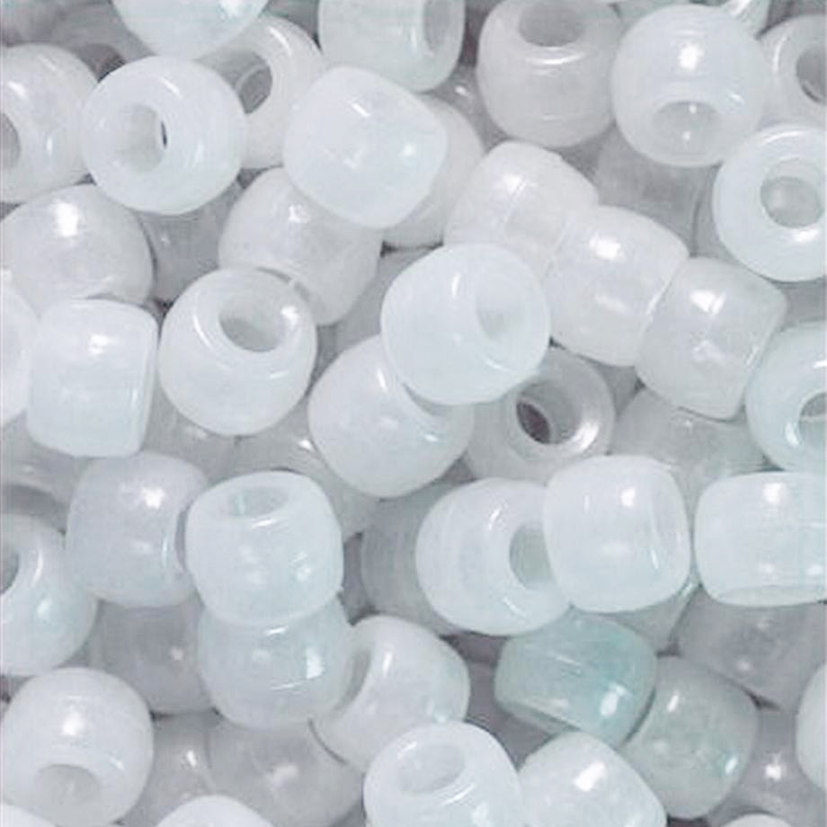 Craft Beads - Hair beads - Plastic Beads - Plastic Pony Beads - Transparent Pony Beads