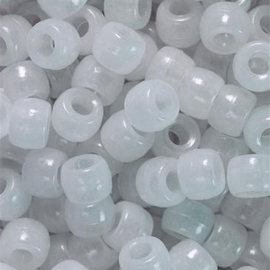 Craft Beads - Hair beads - Plastic Beads - Plastic Pony Beads - Transparent Pony Beads