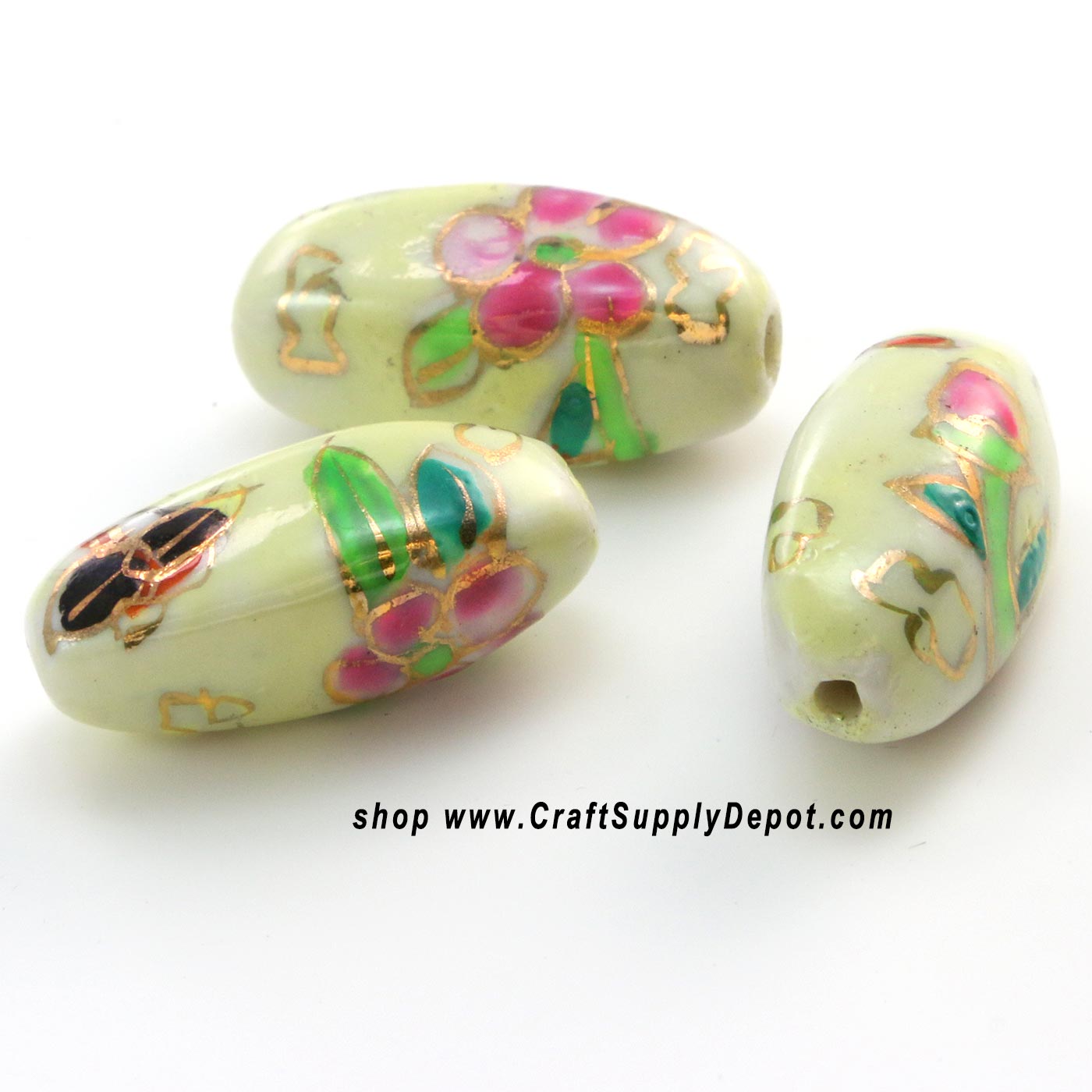 Porcelain Beads - Ceramic Beads for Jewelry Making